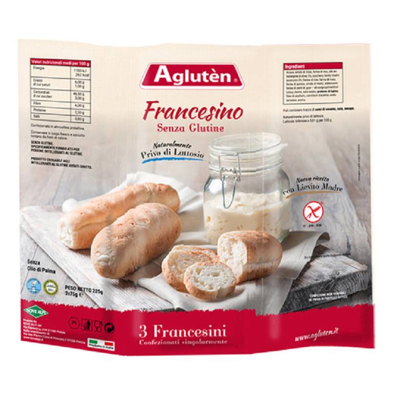 AGLUTEN FRANCESINO 225G