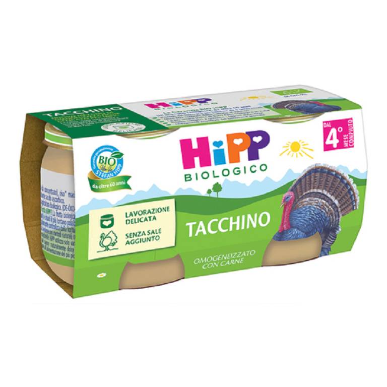 HIPP BIO OMOG TACCHINO 2X80G