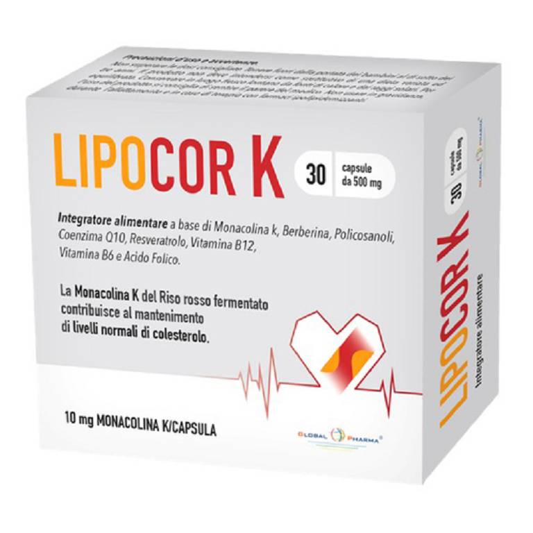 LIPOCOR K 30CPS