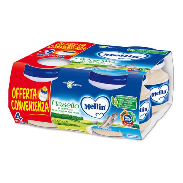 MELLIN OMOG NASELLO 4X80G