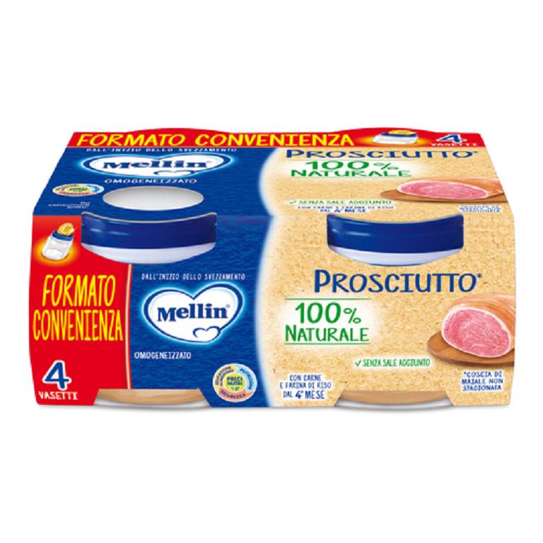 MELLIN OMOG PRCIUTTO 4X80G