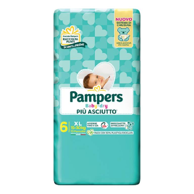 PAMPERS BD DOWNCOUNT XL 13PZ