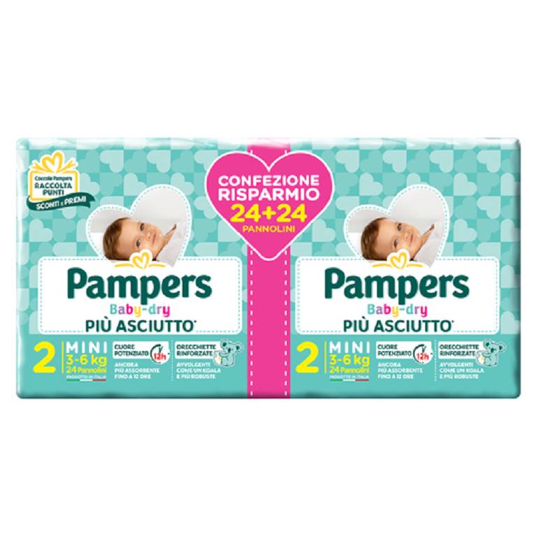 PAMPERS BD DUODWCT MINI 48PZ