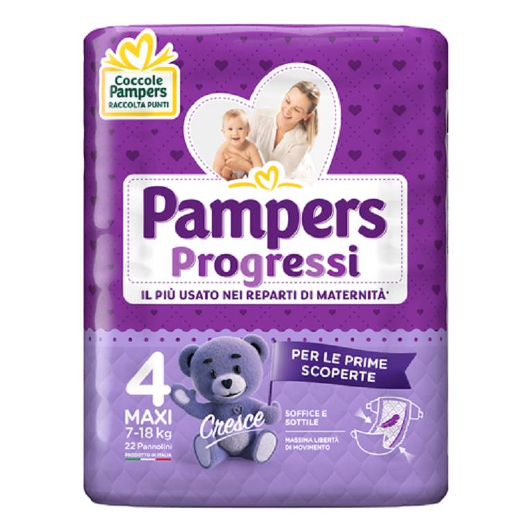 PAMPERS PROGRESSI MAXI 22PZ