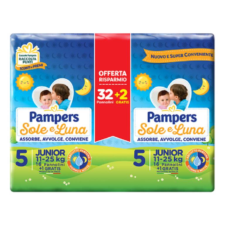 PAMPERS SOLE&LUNA TRIO J 48PZ