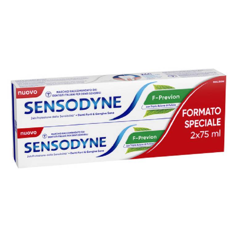 SENSODYNE F PREVION 2X75ML