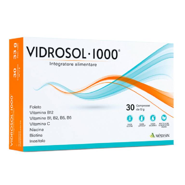 VIDROSOL 1000 30CPR