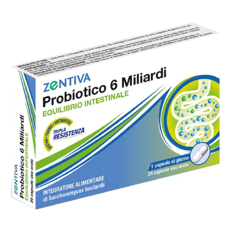 ZENTIVA PROBIOTICO 6MLD 24CPS